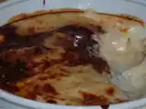 Receita Bacalhau com natas e camarão