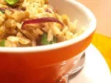 Receita Salada quente de arroz basmati e lentilhas