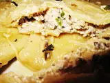 Receita Ravioli de ricotta cogumelos azeitonas e tomilho