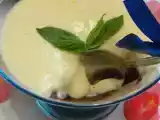 Receita Mousse de maracujà com ganache de chocolate meio amargo
