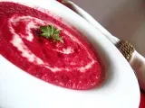 Receita Sopa de beterraba vermelha