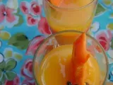 Receita Creme de mamão e laranja