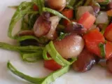 Receita Salada de favas com couve