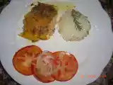 Receita Salmão com ervas e creme de cebola