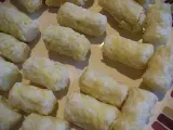 Receita Croquetes crocantes de arroz e queijo.