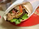 Receita Kebab de beringela, abobrinha e cogumelos grelhados (lacto)