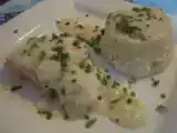 Receita Salmão cozido em leite de coco com puré de couve-flor