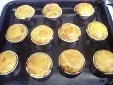 Receita Empadas de frango e mousse de chocolate