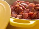 Receita Calabresa com pimentão queimado e cebola caramelada
