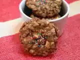 Receita Cookies de aveia com chocolate branco