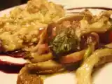 Receita Açorda de espargos selvagens com cogumelos setas e redução de vinho tinto