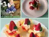 Receita Taças de massa brick com fruta e chantilly