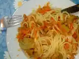 Receita Esparguete de sobras