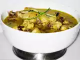 Receita Frango com leite de côco gengibre e manjericão