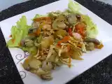 Receita Uma salada de frango
