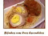 Receita Bifinhos com ovos escondidos