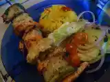 Receita Espetadas de peixe grelhadas