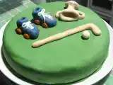 Receita Bolo de chocolate com pasta de marshmallows
