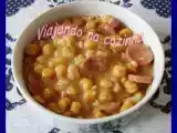 Receita Receita - grão-de-bico com linguiça