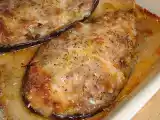 Receita Beringela recheada com frango