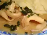 Receita Lulas em molho de cerveja e mostarda