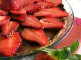 Receita Tarte de chocolate com morangos