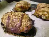 Receita Coxas de frango com bacon e molho teriyaki
