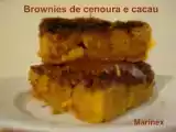 Receita Brownies de cenoura e cacau