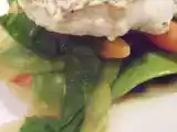 Receita Garoupa ao vapor e legumes em vácuo