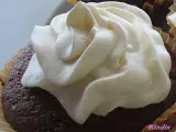 Receita Cupcakes de chocolate com creme de natas e queijo