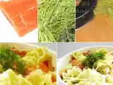 Receita Tagliatette com salmão fumado e aneto