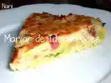 Receita Tarte/quiche salgada de bacon