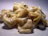 Receita Fagottini 4 queijos com molho de limão