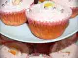 Receita Vanilla cupcakes / cupcakes de baunilha!