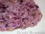 Receita Arroz malandrinho de couve e pimento