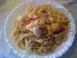 Receita Esparguete com pedaços de frango