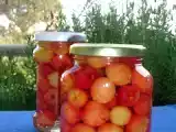 Receita Cerejas em calda