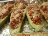 Receita Abobrinha recheada