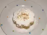 Receita Bolo úmido de amêndoas.