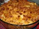 Receita Bacalhau com batatas no forno com crosta de broa