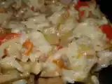 Receita Arroz de cogumelos, pimento e bacon