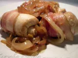Receita Filé de frango enrolado com bacon e mostarda