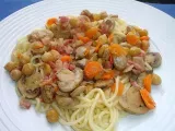 Receita Esparguete à camponesa (spaghetti contadino)
