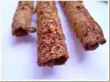 Receita Biscoito waffle para sorvetes