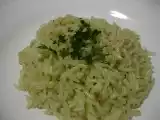 Receita Arroz ao pesto