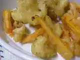 Receita Couve - flor e tiras de cenoura estaladiças