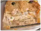 Receita Lasanha de pescada e legumes