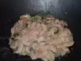Receita Salmão fumado e cogumelos frescos em creme