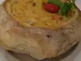 Receita Bacalhau no pão