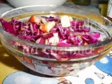 Receita Salada de couve roxa com maçã